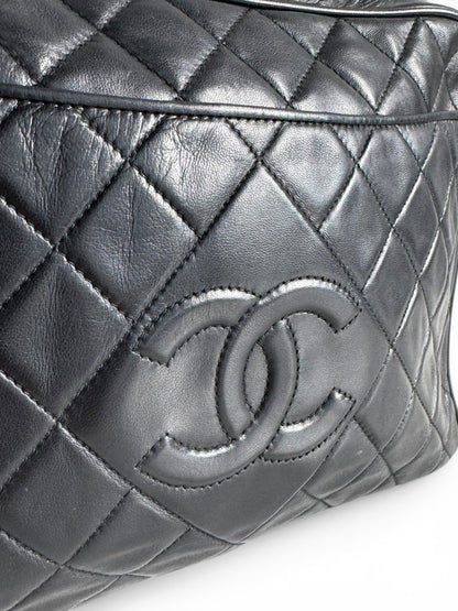 CHANEL Lambskin Quilted CC Tassel Camera Case