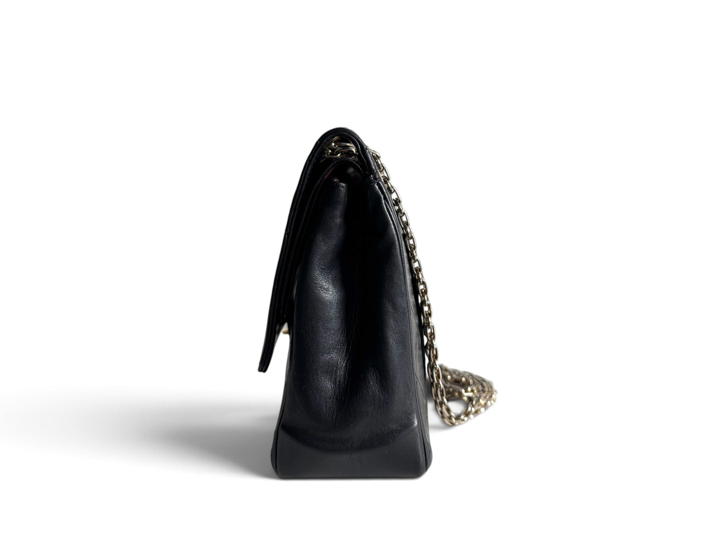 CHANEL Lambskin Medium Mademoiselle Double Flap