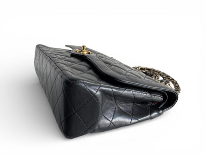 CHANEL Lambskin Quilted Medium Double Flap Bag