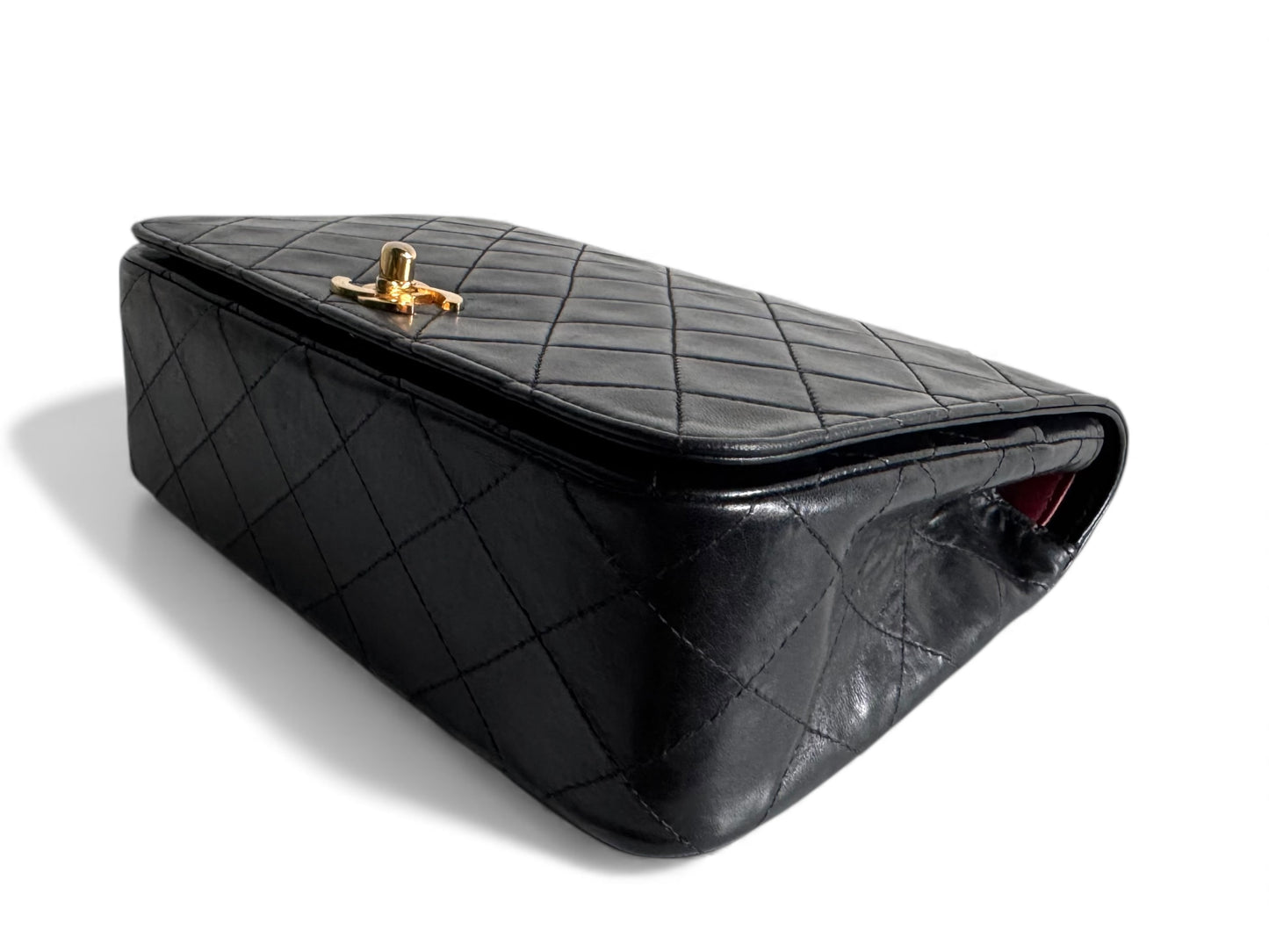 CHANEL Vintage Single Flap Bag Black