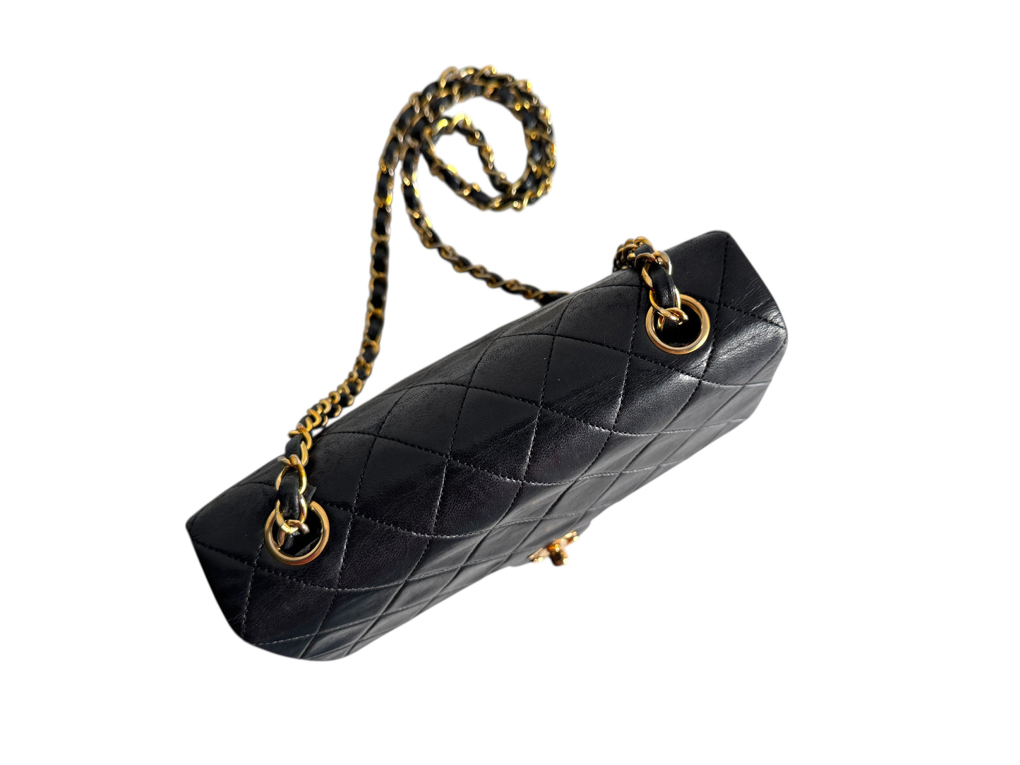 CHANEL Lambskin Quilted Small Single Flap