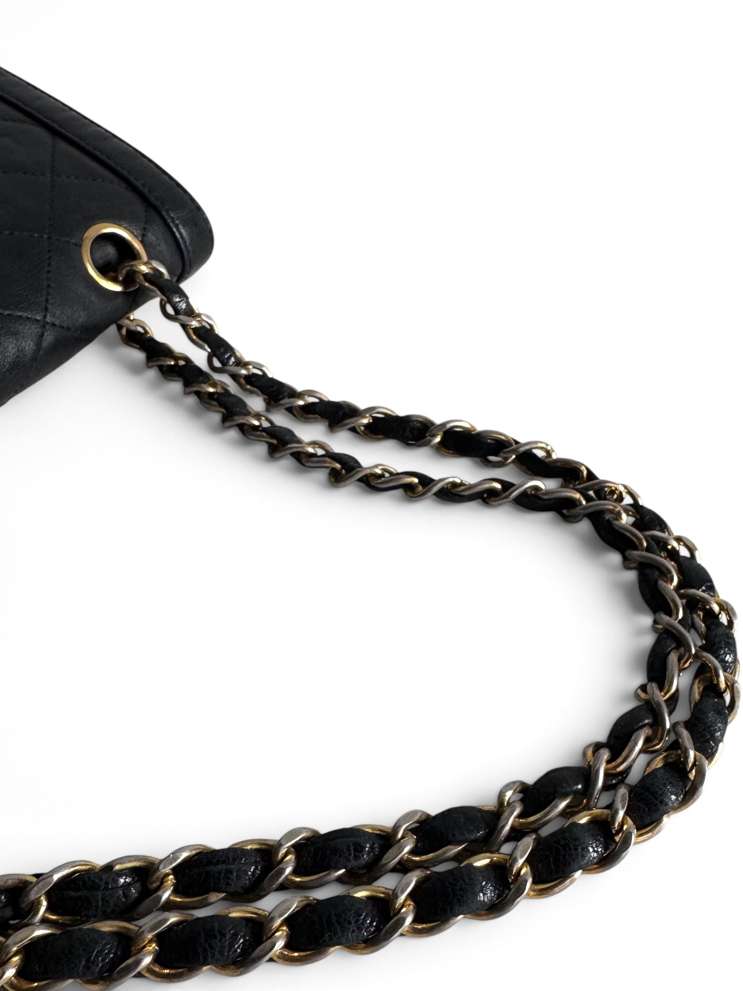 CHANEL Lambskin Quilted Medium Double Flap