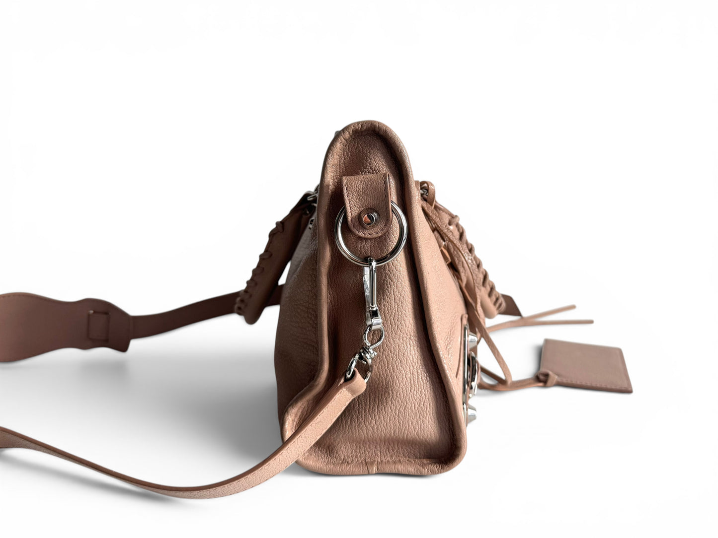 BALENCIAGA Chevre Gold Metallic Edge Hardware Bag