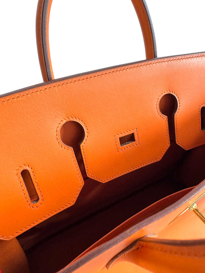 HERMES Box Calfskin Leather HAC Birkin 32