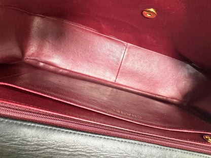 CHANEL Lambskin Quilted XL Jumbo Single Flap Bag