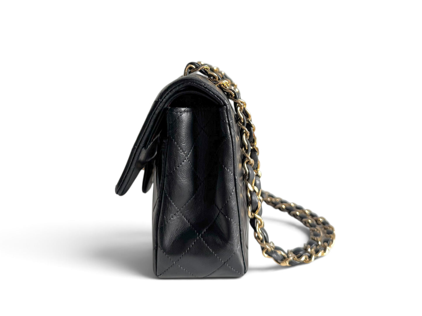 CHANEL Lambskin Quilted Small Double Flap
