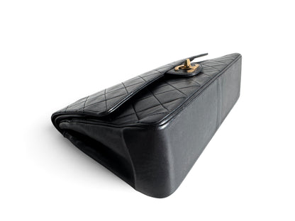 CHANEL Lambskin Medium Mademoiselle Double Flap