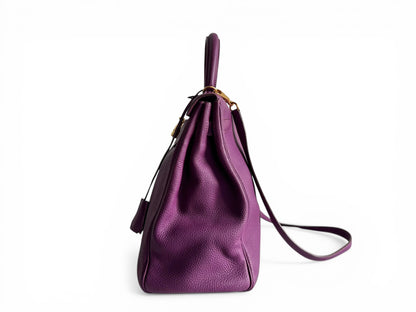 HERMES Kelly 35 Clemence Anemone