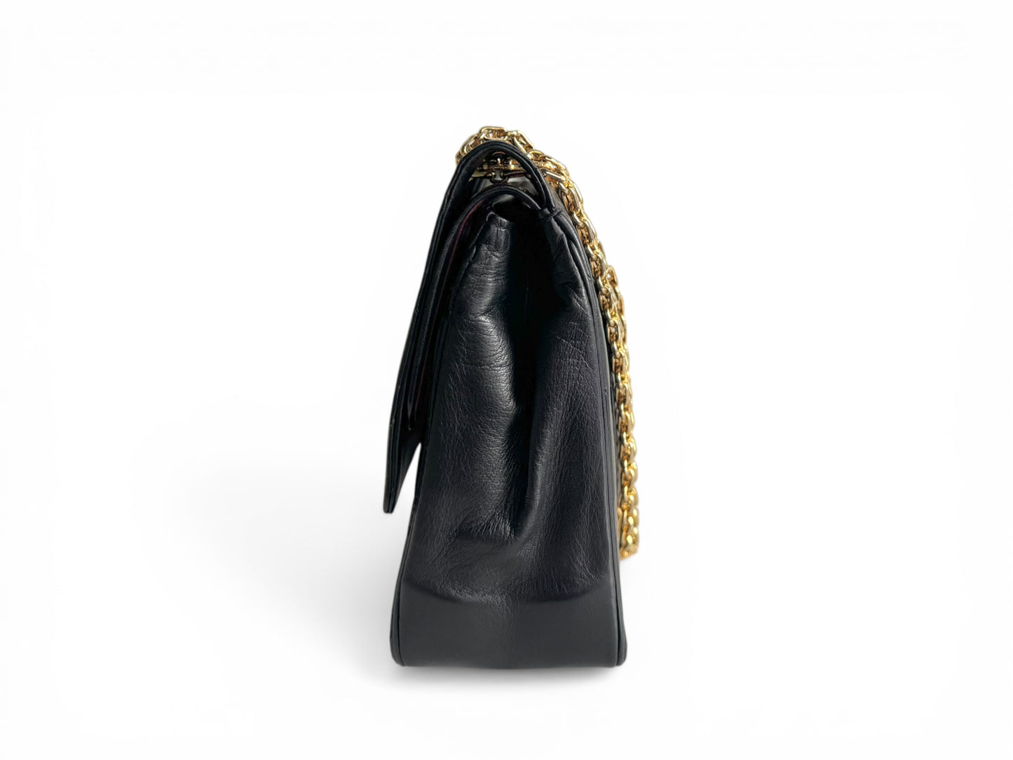 CHANEL Lambskin Medium Mademoiselle Double Flap