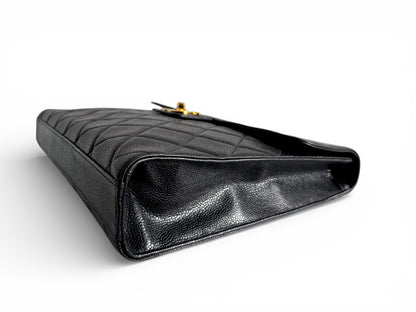 CHANEL Caviar Quilted Briefcase Laptop Bag