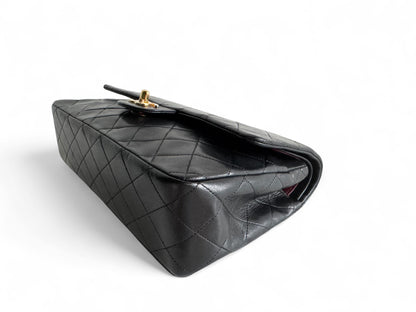 CHANEL Matelasse Double Flap Bag Black