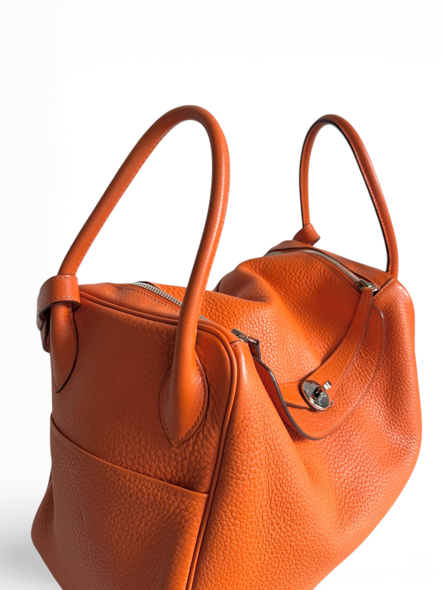 HERMES Taurillon Clemence Lindy 34