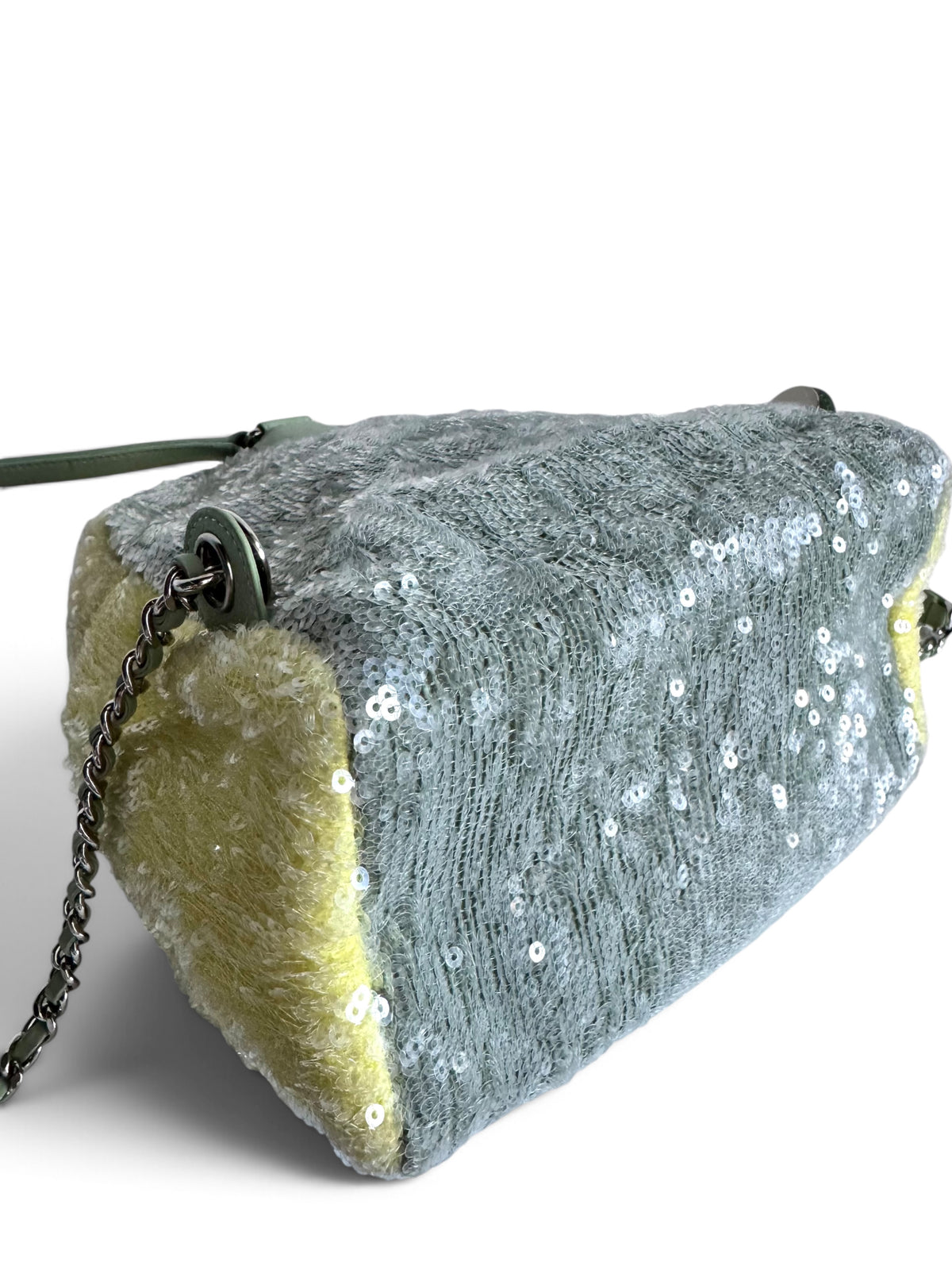 CHANEL Sequin Tri-color Waterfall Backpack