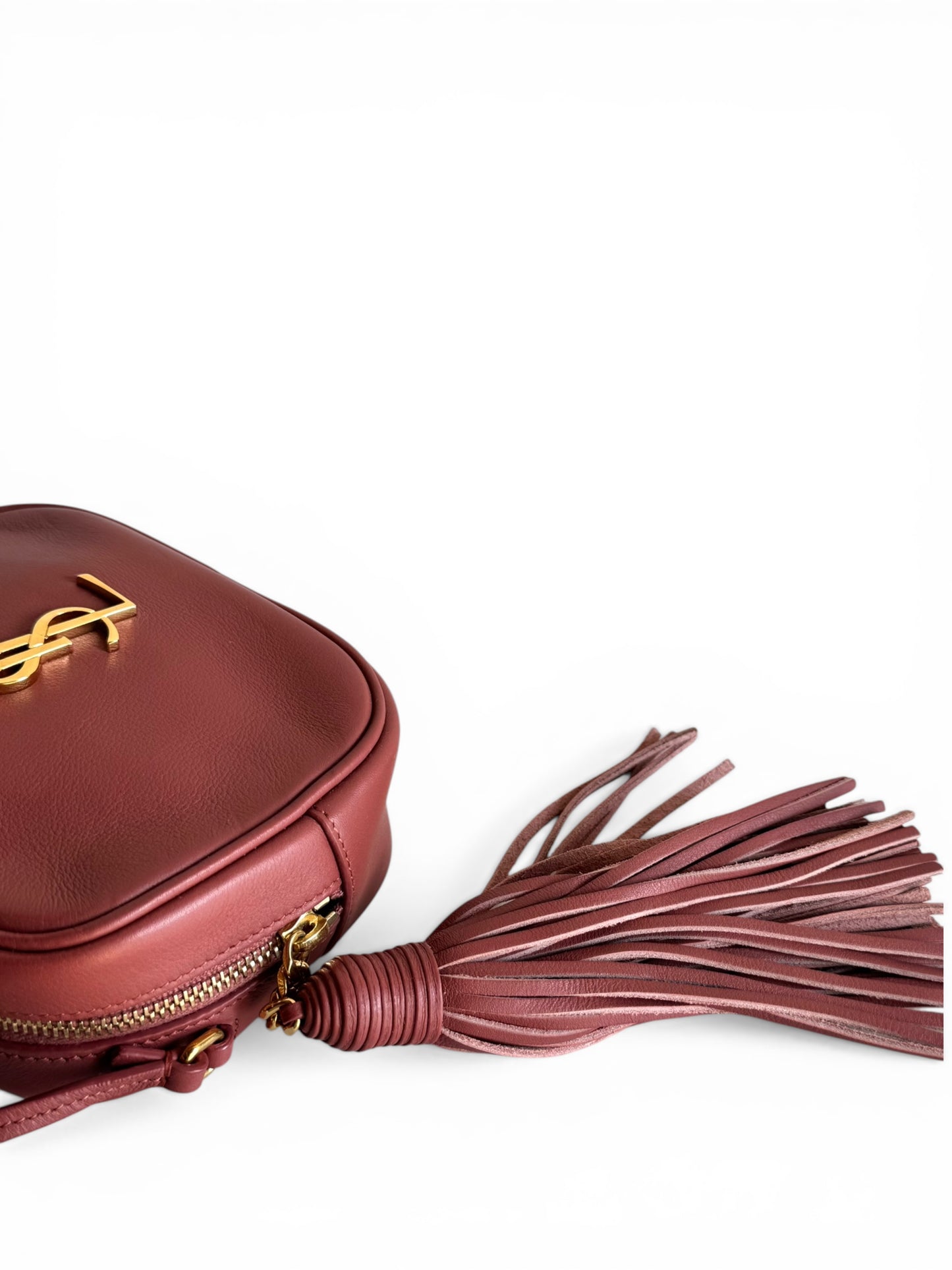 SAINT LAURENT Nappa Monogram Blogger Bag