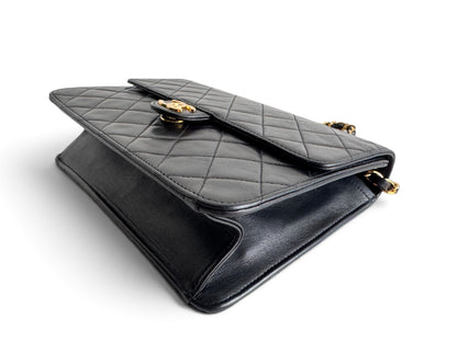CHANEL Lambskin Quilted Timeless Single Flap