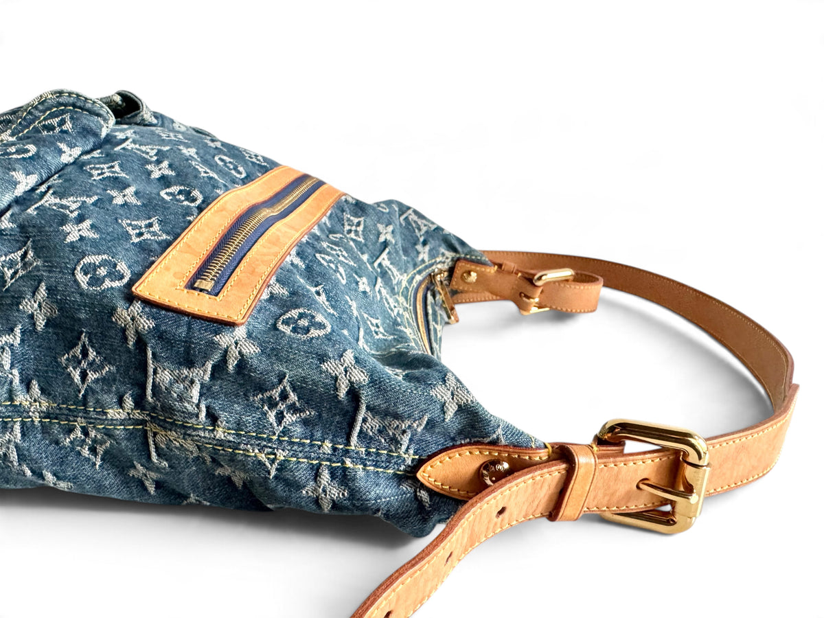 LOUIS VUITTON Denim Baggy GM