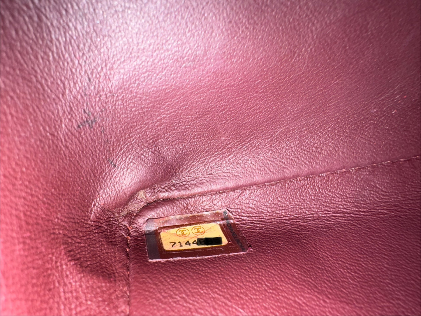 CHANEL Lambskin Quilted Jumbo Single Flap Bag