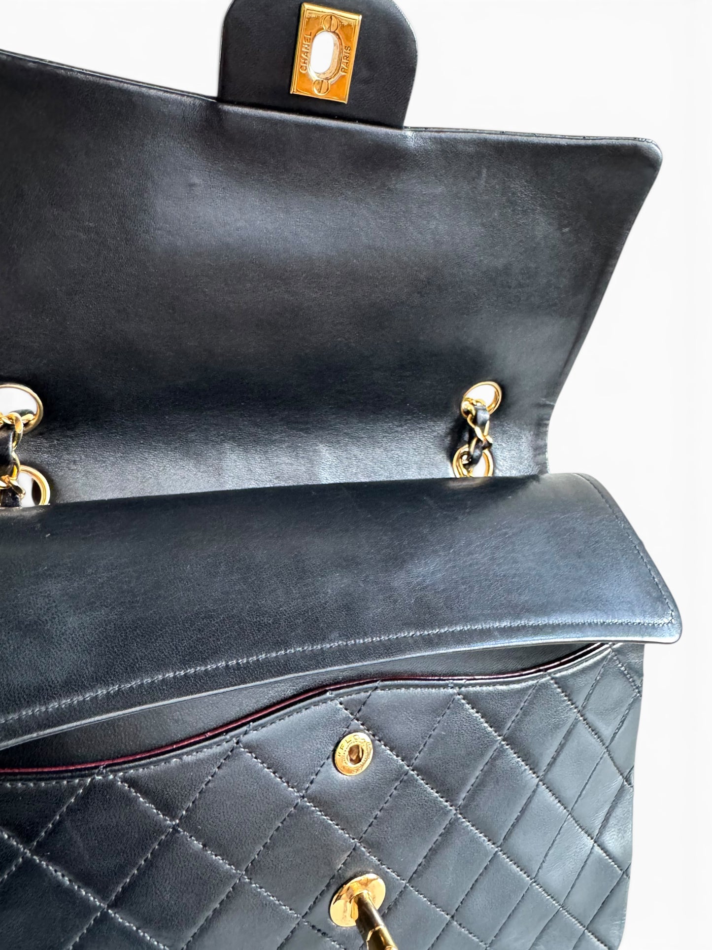 CHANEL Medium Tall Classic Lambskin Double Flap