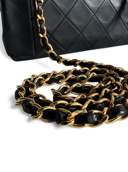 CHANEL Vintage Lambskin Small Diana Flap Bag