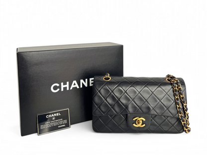 CHANEL Lambskin Quilted Small Double Flap