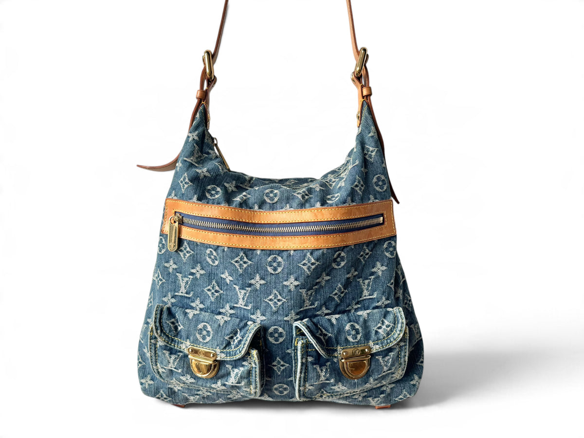 LOUIS VUITTON Denim Baggy GM