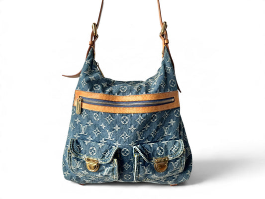 LOUIS VUITTON Denim Baggy GM