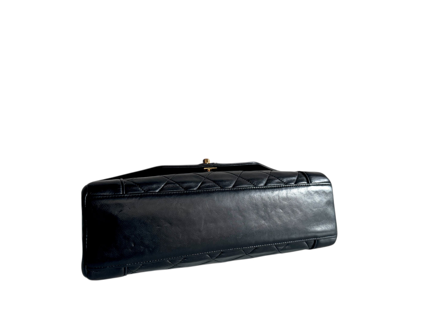 CHANEL Lambskin Black Flap Bag