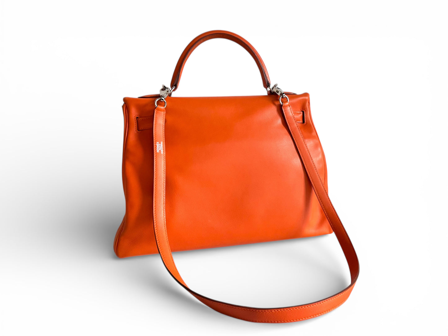 HERMÈS Kelly 32 Gulliver Orange