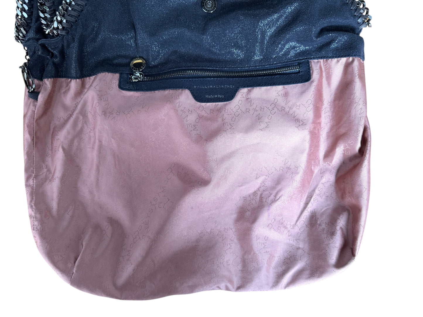 STELLA MCCARTNEY Shaggy Deer Falabella Fold Over Tote