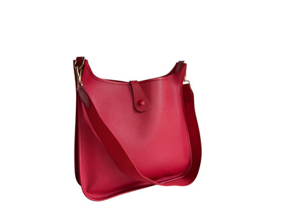 HERMES Courchevel Evelyne GM Rouge