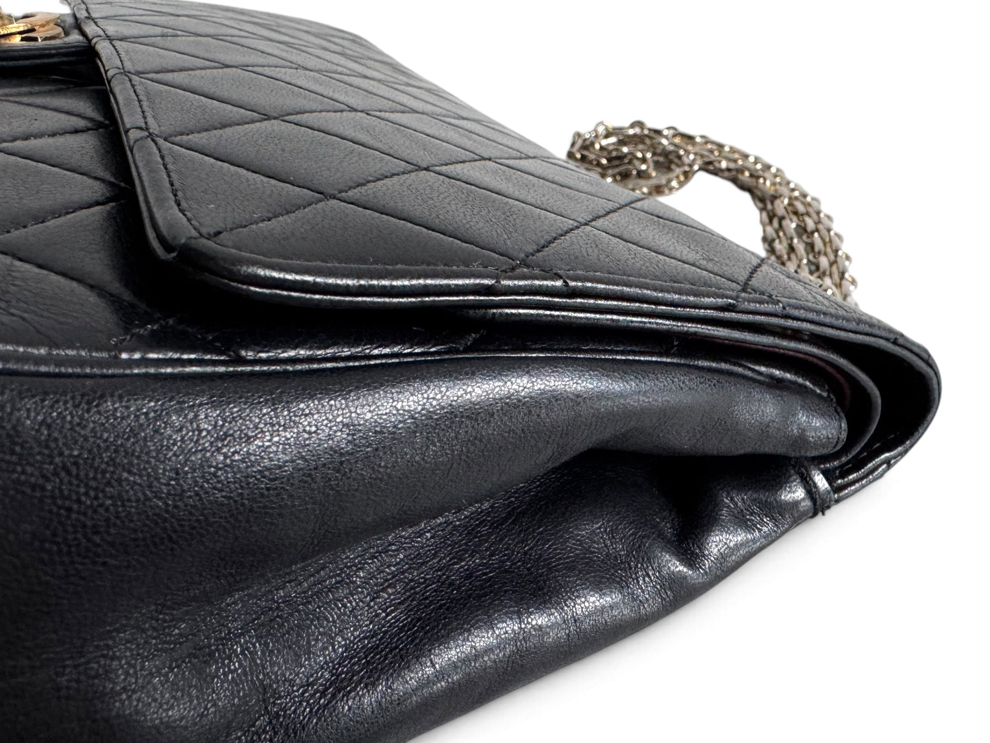 CHANEL Lambskin Medium Mademoiselle Double Flap