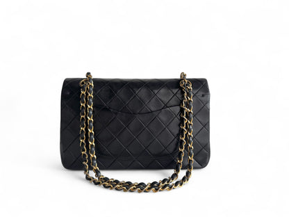 CHANEL Matelasse Double Flap Bag Black