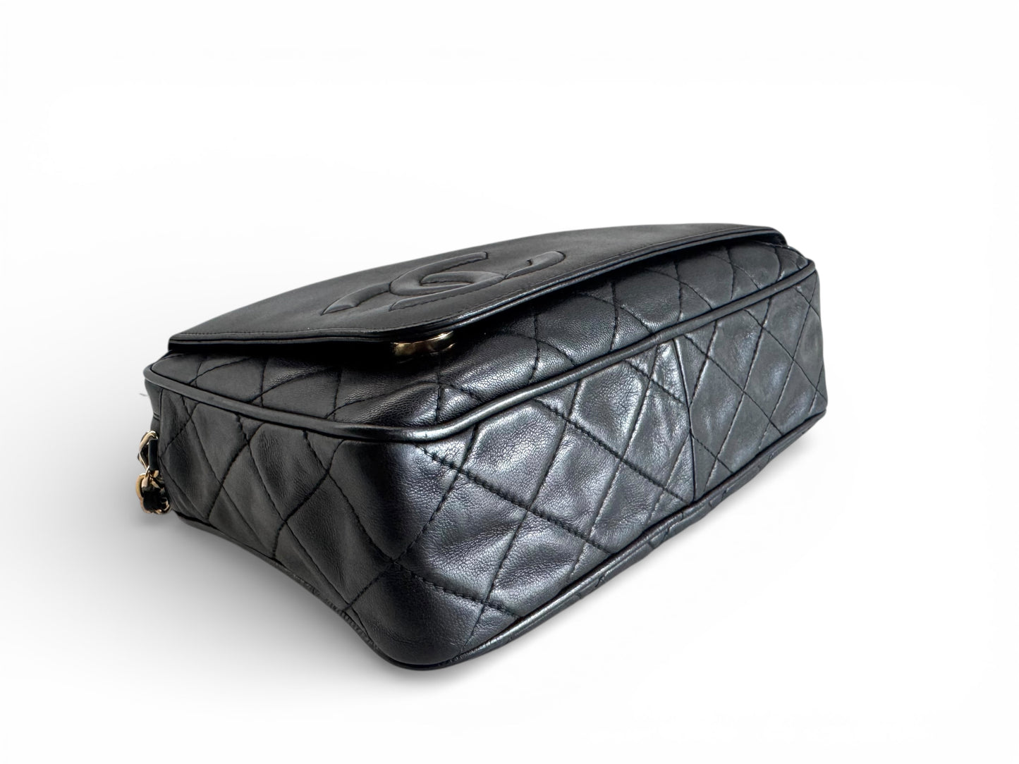 CHANEL CC Quilted Lambskin Camera Bag