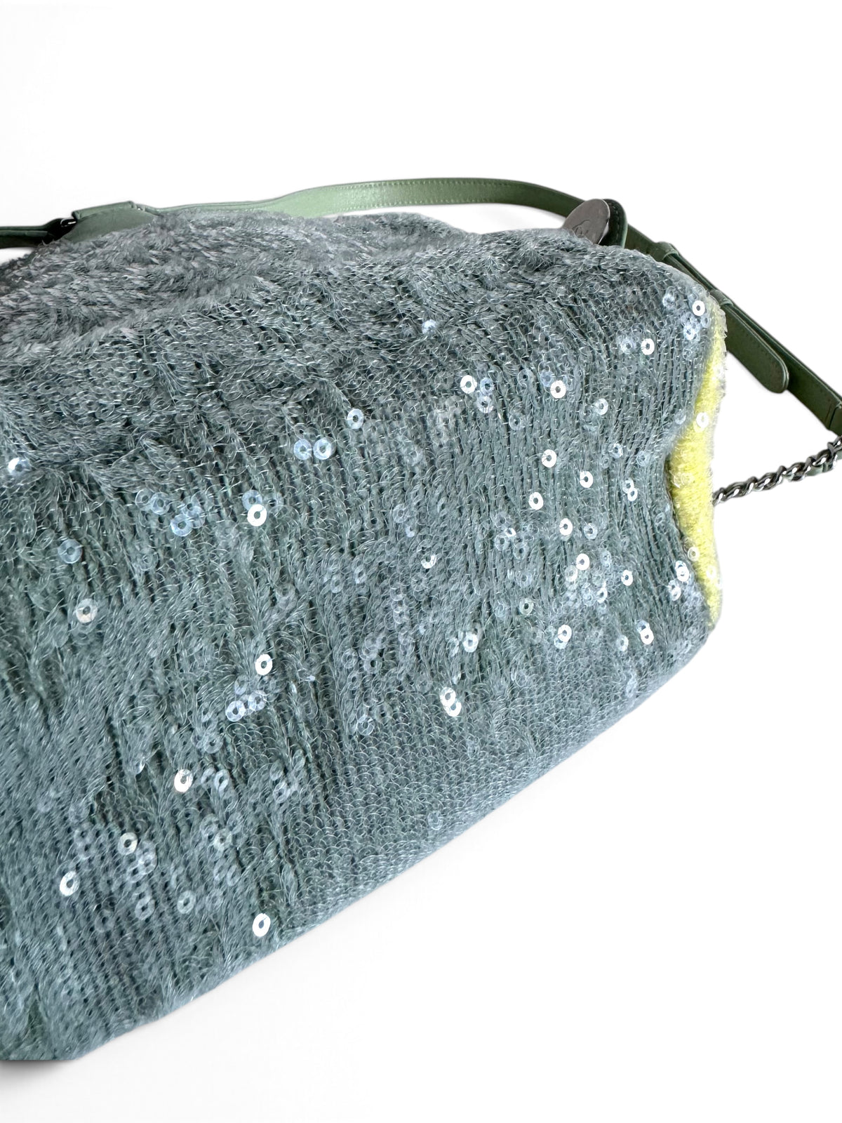 CHANEL Sequin Tri-color Waterfall Backpack