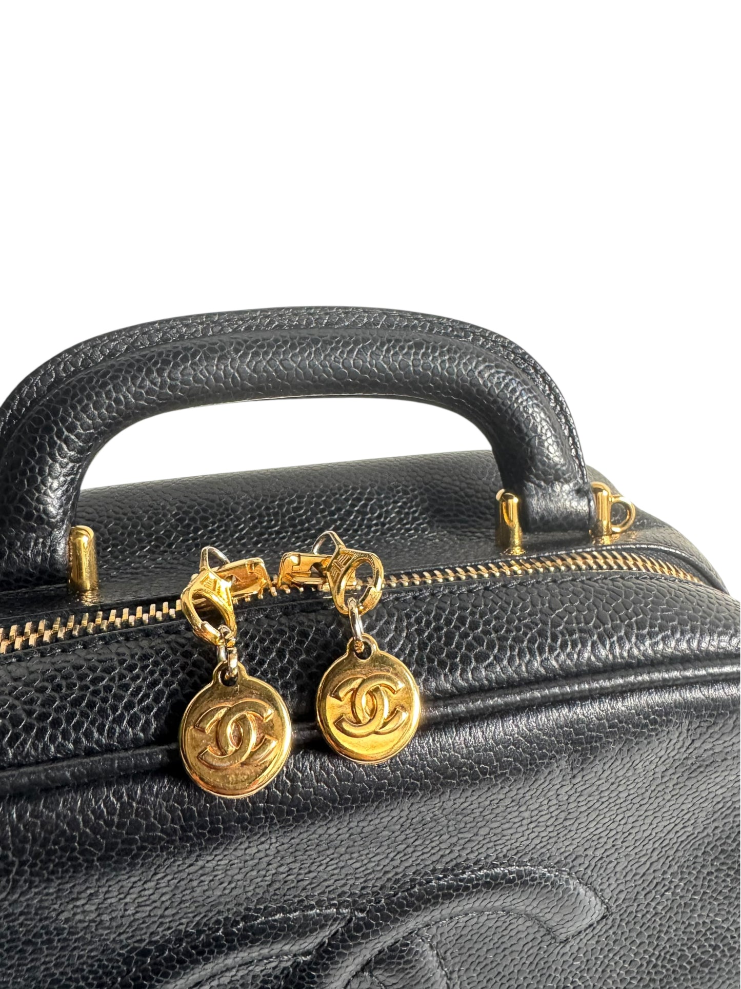 CHANEL Caviar Timeless CC Vanity Case