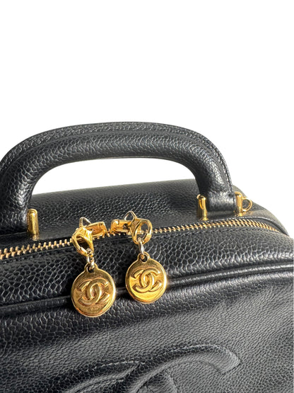 CHANEL Caviar Timeless CC Vanity Case
