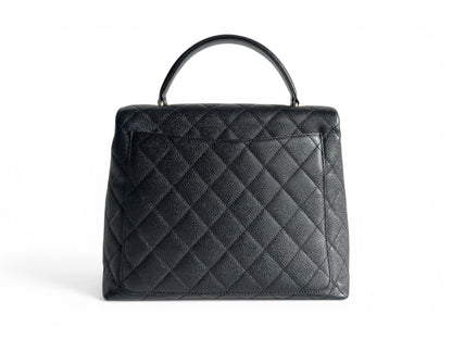 CHANEL Caviar Quilted Jumbo Kelly Flap