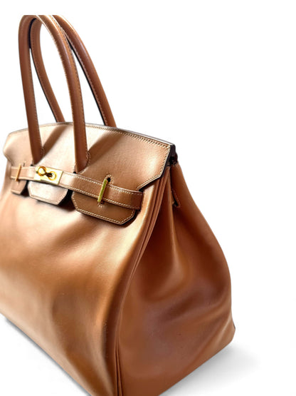 HERMÈS Box Birkin 35 Natural