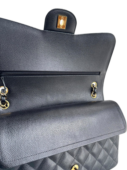 CHANEL Caviar Quilted Jumbo Double Flap