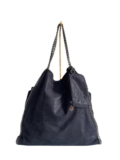 STELLA MCCARTNEY Shaggy Deer Falabella Fold Over Tote