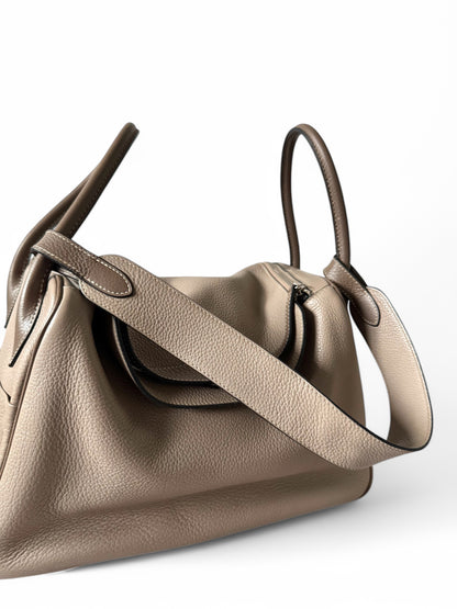 HERMES Taurillon Clemence Lindy 34