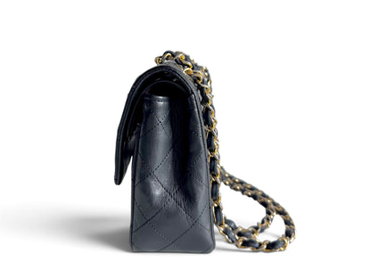 CHANEL Lambskin Quilted Small Double Flap
