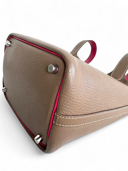 HERMÈS Chevre Mysore Éclat Picotin 18