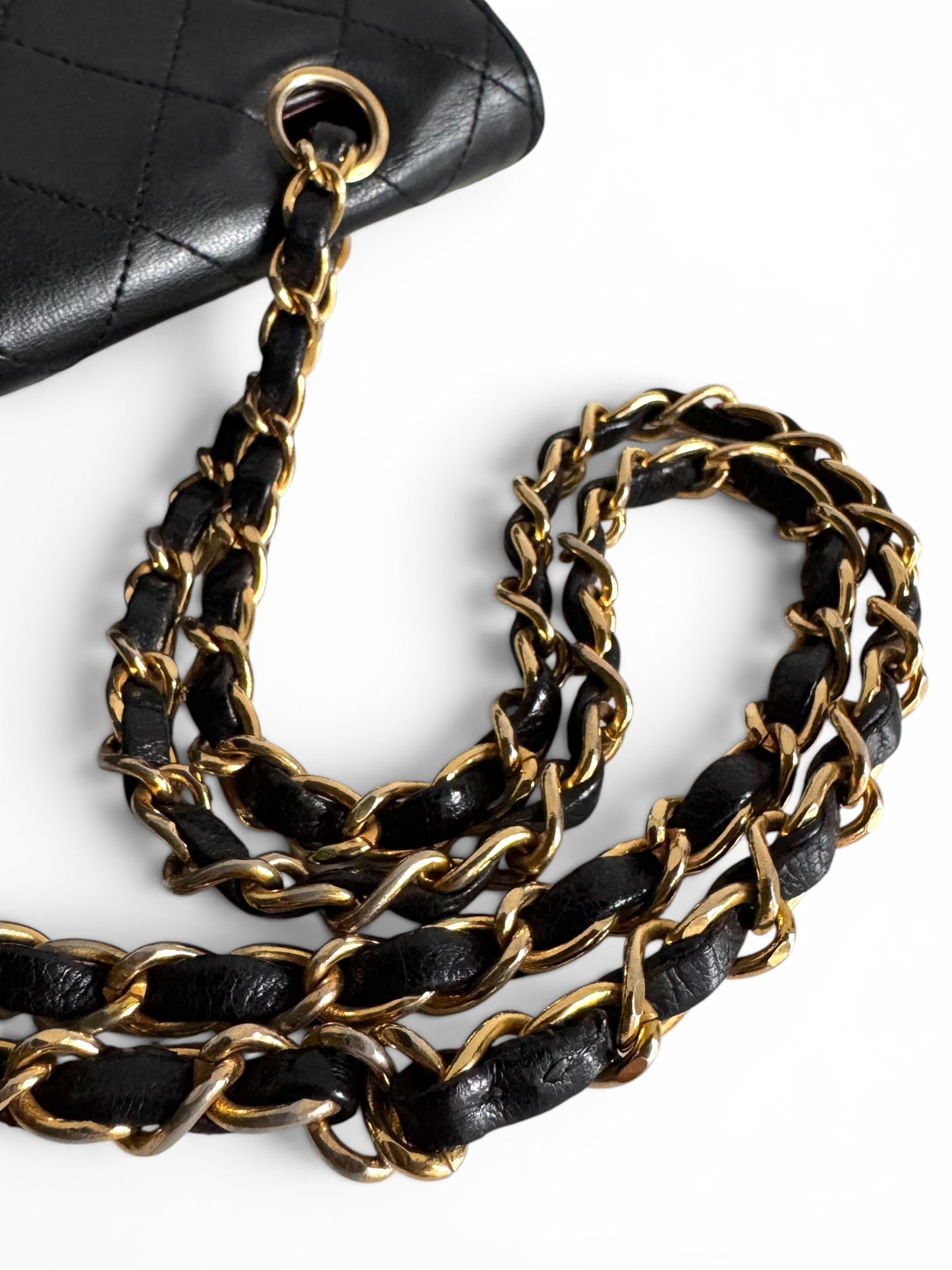 CHANEL Lambskin Quilted Small Single Flap