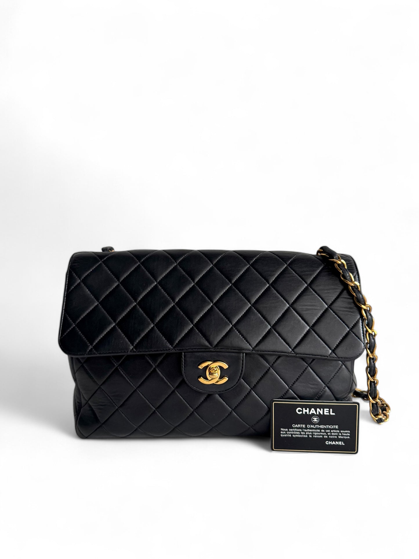 CHANEL Medium Lambskin Single Flap Bag