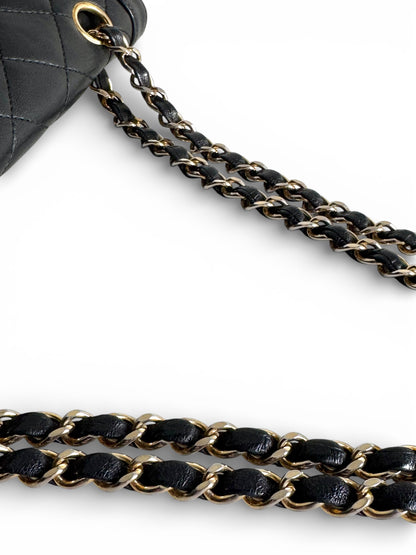 CHANEL Lambskin Quilted Medium Double Flap Bag