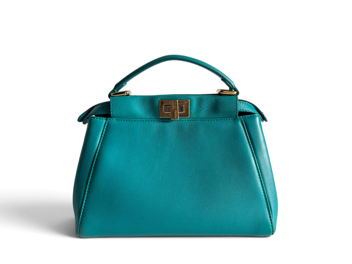 FENDI Mini Peekaboo Satchel Bag