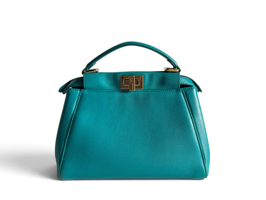 FENDI Mini Peekaboo Satchel Bag
