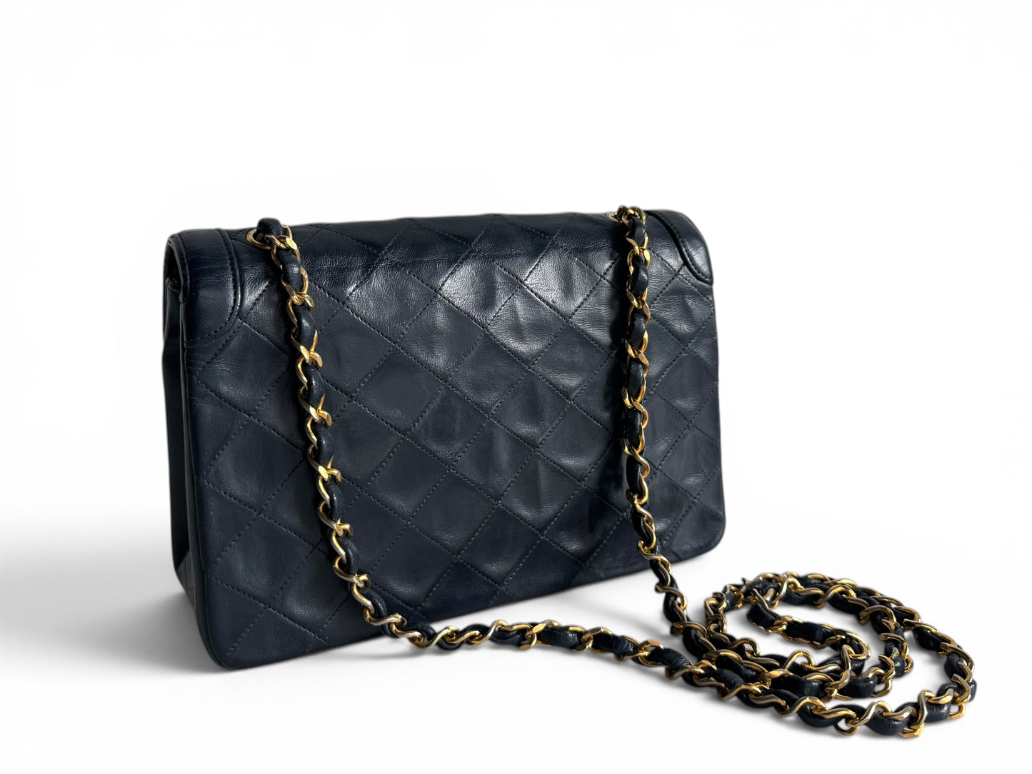 CHANEL Lambskin Quilted Small Single Flap