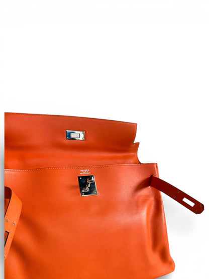 HERMÈS Kelly 32 Gulliver Orange